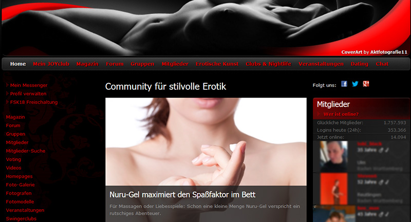 kostenlose erotik dating seiten test