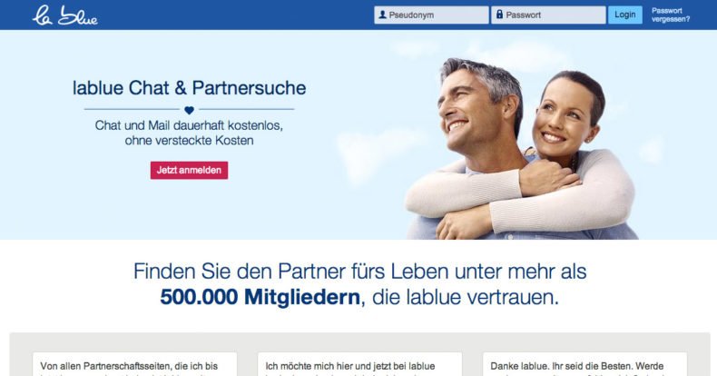 die Singlebörse lablue im grossen test