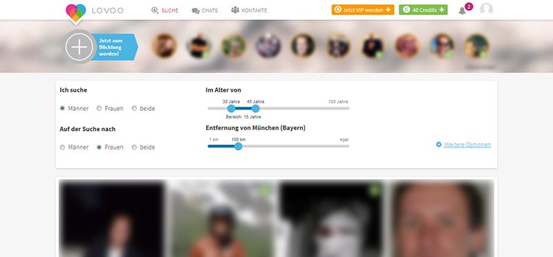 Test der kostenlosen Flirt-Community Lovoo