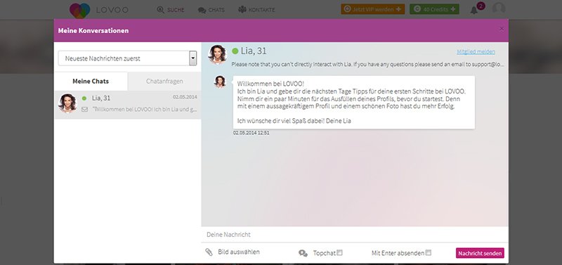 Test der kostenlosen Flirt-Community Lovoo