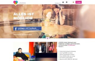 Test der kostenlosen, mobile Flirt-Community Lovoo