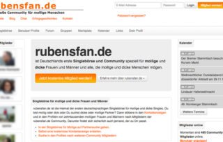 Die spezielle Singlebörse rubensfan.de im großen Test