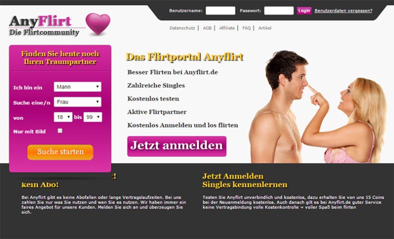 Anyflirt.de - Die Flirtcommunity im Test bei erotischekontakte.de