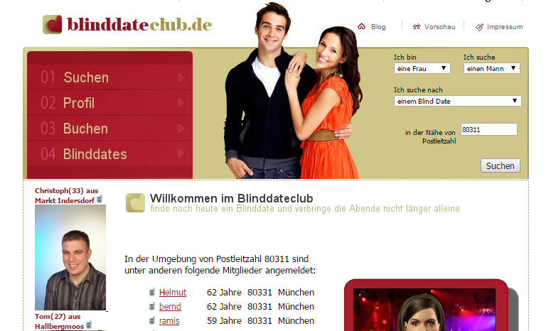 blinddateclub.de - Das Blind Date Portal im großen Test
