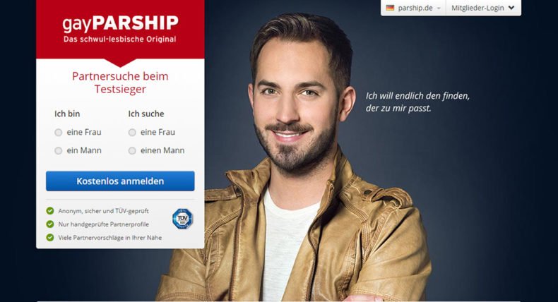 gayparship.de - Die Gay-Flirt-Community im grossen Test