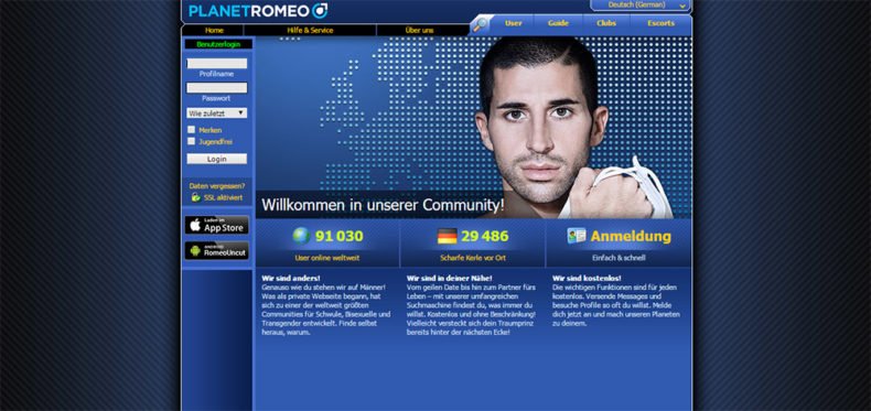 planetromeo - Das Kontaktportal für schwule im Test