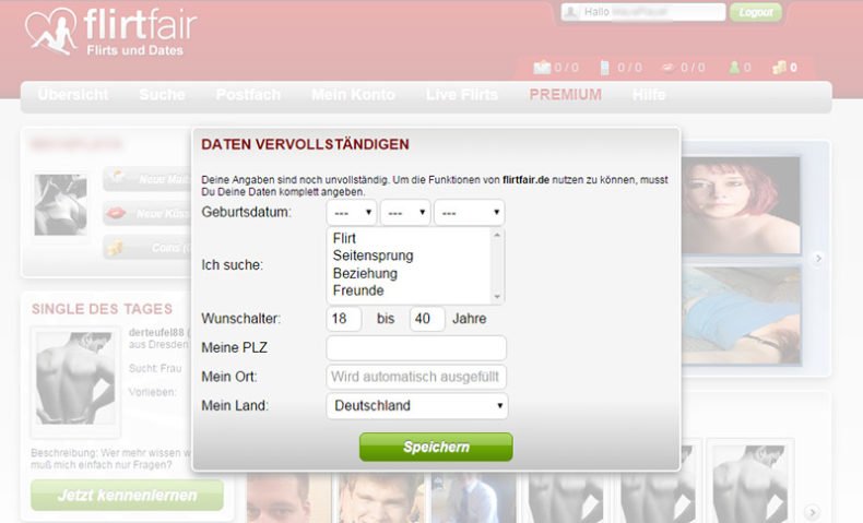 Flirtfair kostenlos