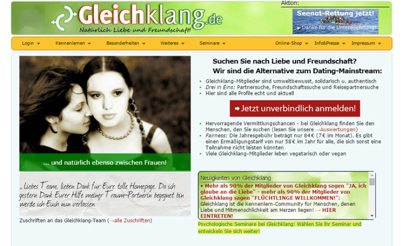 gleichklang.de - Die Alternative zum Dating-Mainstream im Test