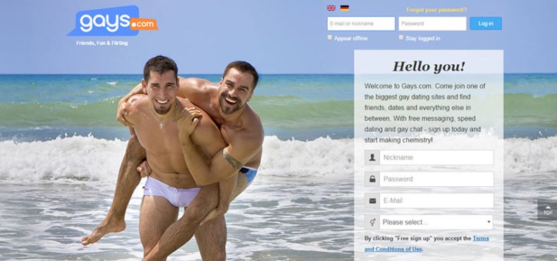 Der gay social dating site GAYS.com Test