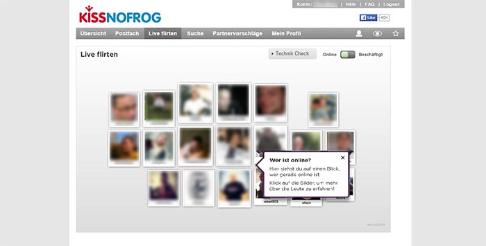 KissNoFrog Test - KissNoFrog Live-Datingportal im Test