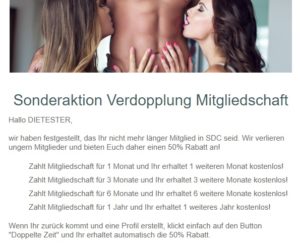 SDC-Test: Die internationale Swingercommunity - erotischekontakte.de