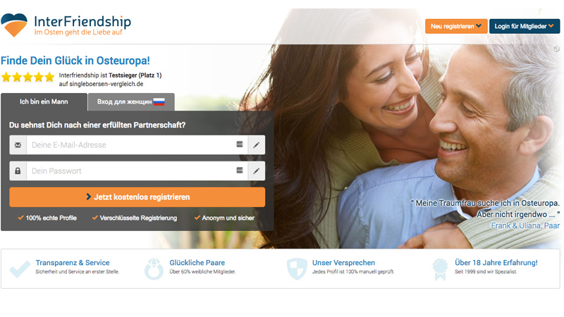 Vergleich dating websites